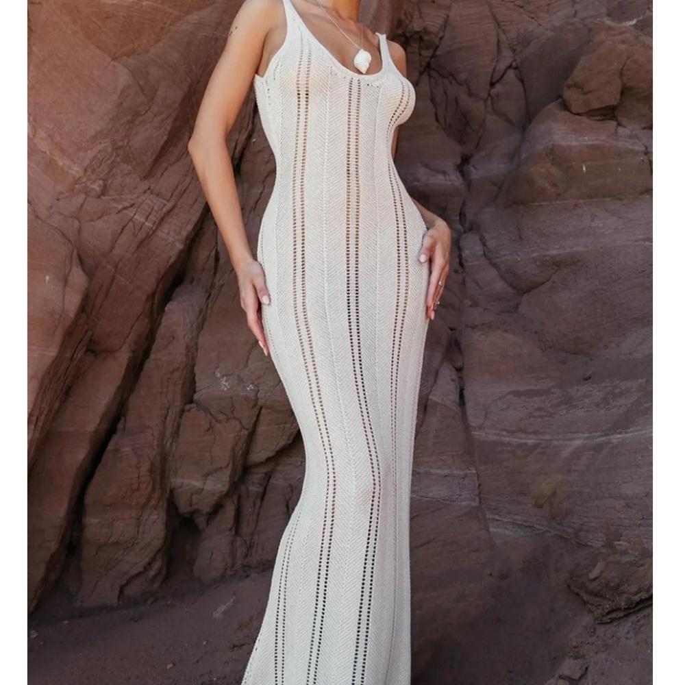 Knit Cami Long Dress / Coverup